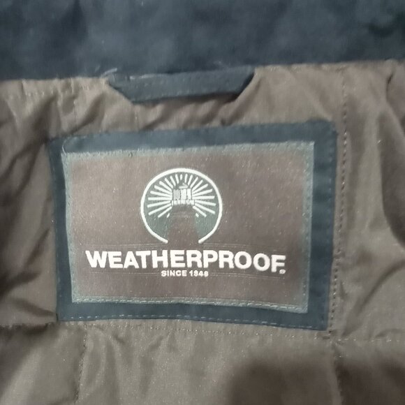 WEATHERPROOF DARK BLUE MICROFIBRE QUILTED BOMBER-STYLE JACKET MEN SIZE XL - Picture 6 of 11